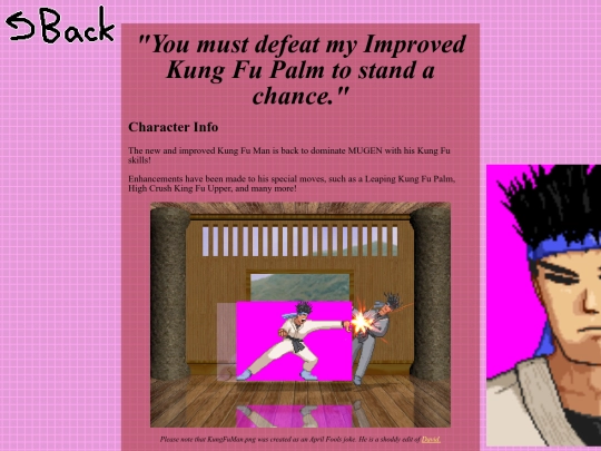 MUGEN_KungFuManPNG screenshot