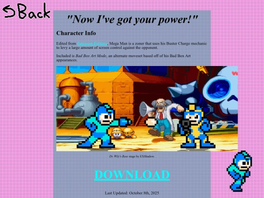 MUGEN_MegaMan screenshot