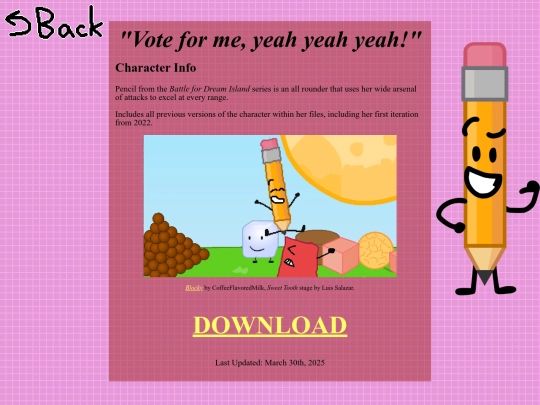 MUGEN_Pencil screenshot