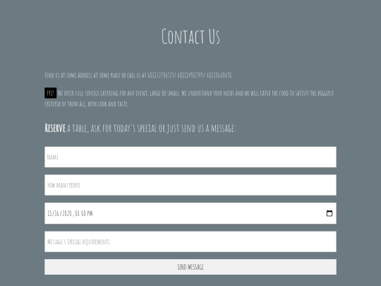 contact screenshot
