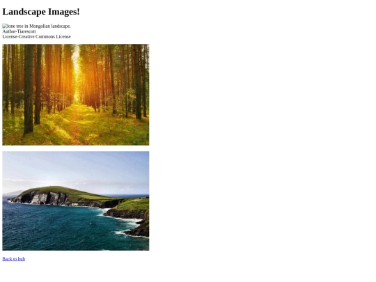 LandScapeImages screenshot