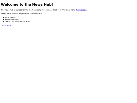 NewsHub screenshot