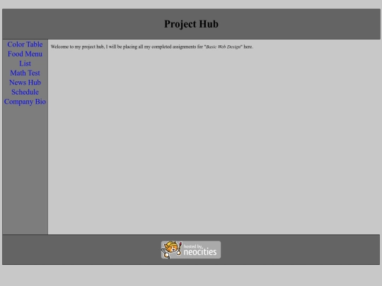 Project-hub screenshot