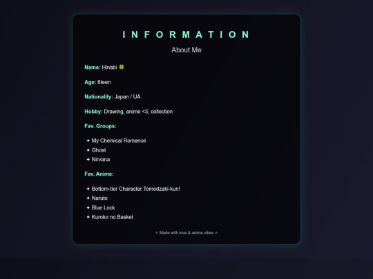index screenshot