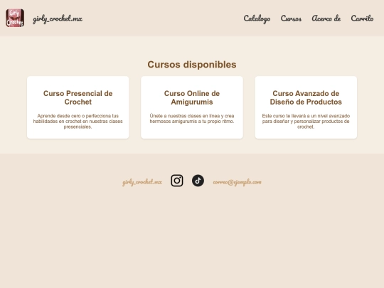 cursos screenshot