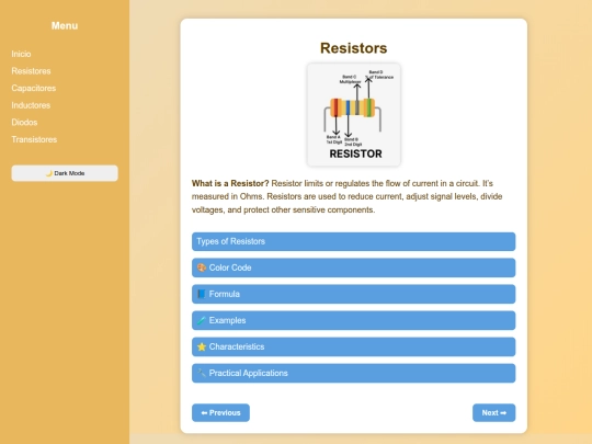 Resistores screenshot