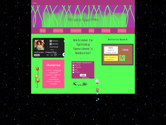 homepage screenshot