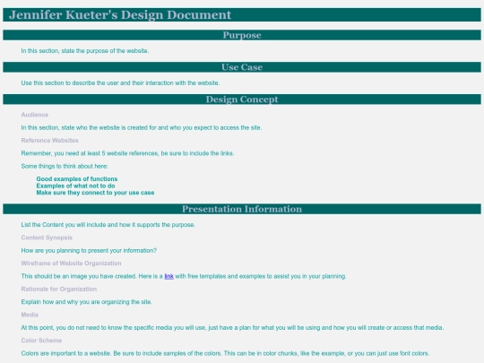 designdocument screenshot