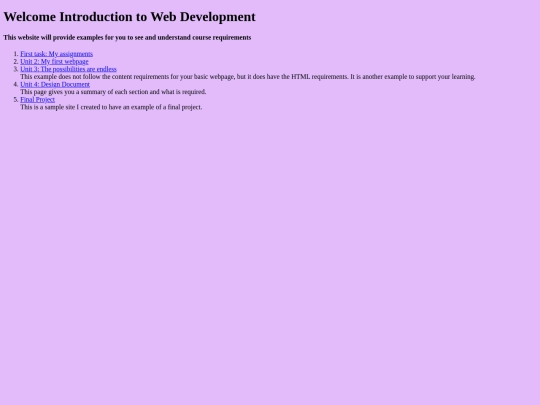 index screenshot