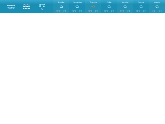 NonAIProjects/VersorSE/Wether screenshot