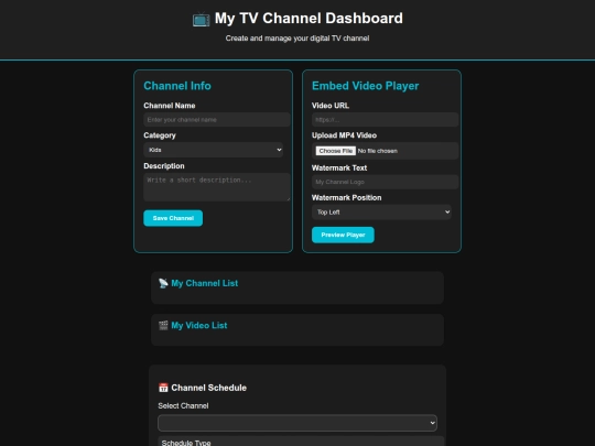 STVStudio/dashboard screenshot