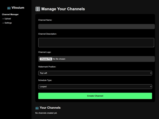 Vilouium/channels screenshot