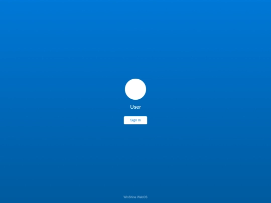 Windows Shine WebOS screenshot