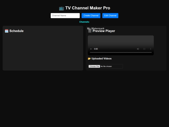tv-channel-maker screenshot