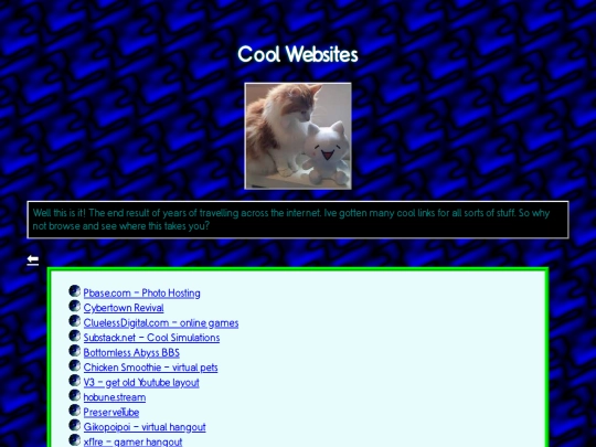 links screenshot