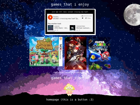 games screenshot