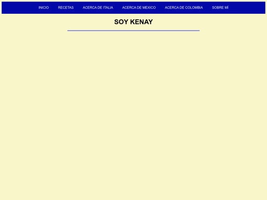 MENU/SOBRE NOSOTROS screenshot