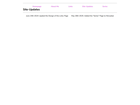 site_updates screenshot