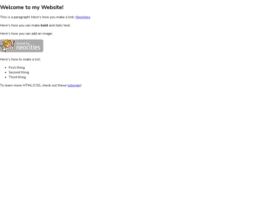 test screenshot