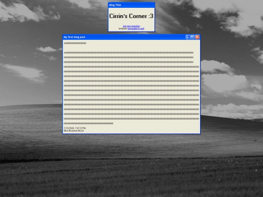 blog screenshot