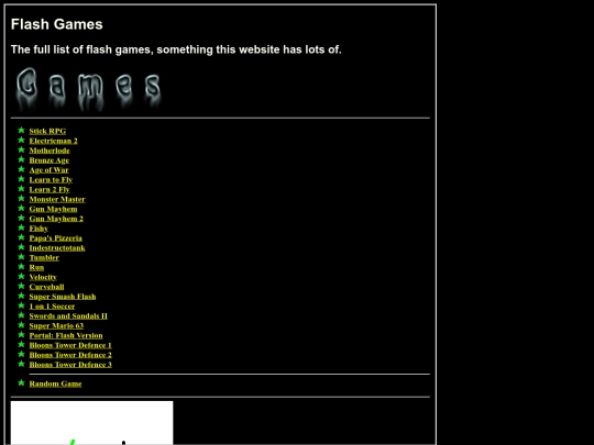 flash screenshot
