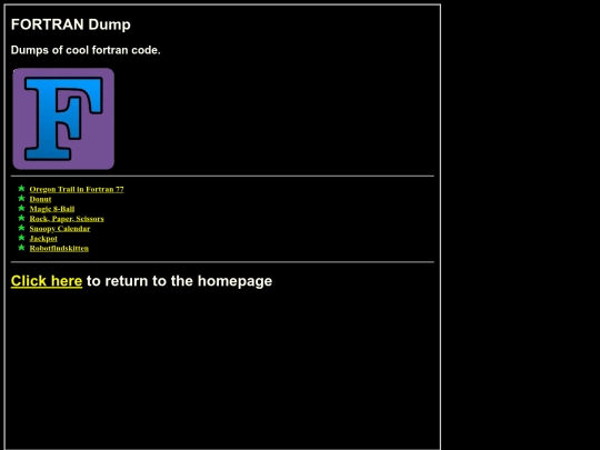 fortran screenshot
