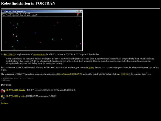 robotfindskitten screenshot