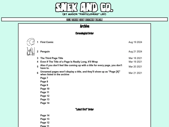 archive screenshot