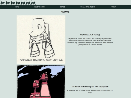 Comics screenshot
