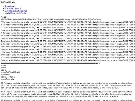 font_files_temp/testfonts/depixelbreit-demo screenshot