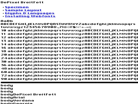 font_files_temp/testfonts/depixelbreitfett-demo screenshot