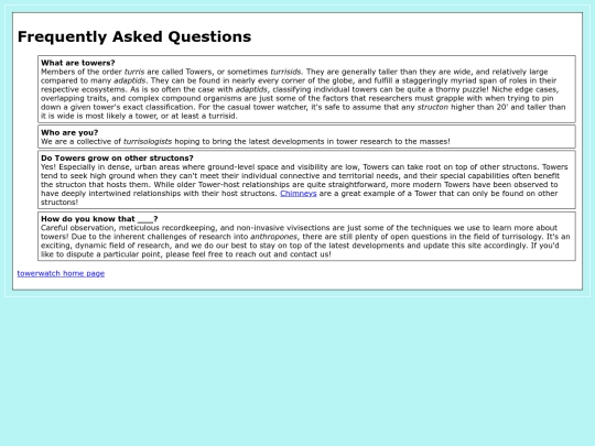 faq screenshot