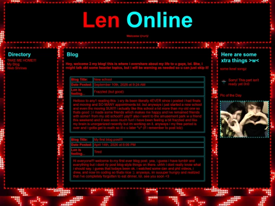 blog screenshot