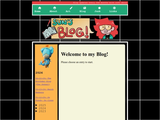 blog screenshot