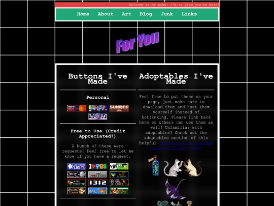 junk/pixels screenshot