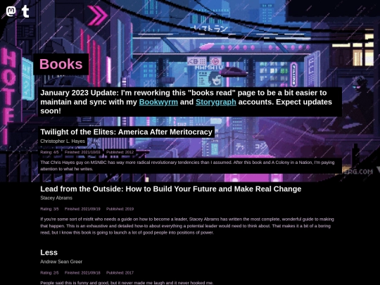 books screenshot
