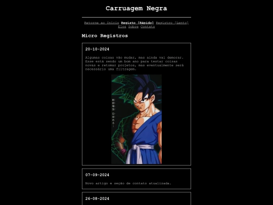 registros-curtos screenshot