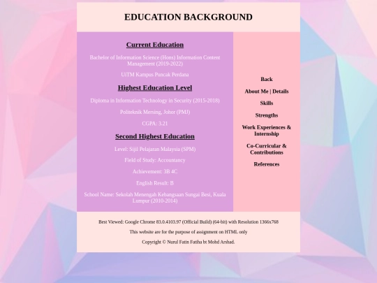 education screenshot