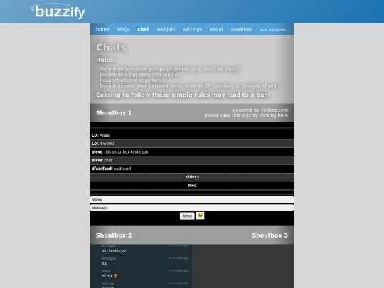 chats screenshot