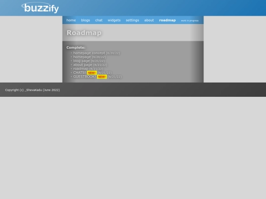 roadmap screenshot