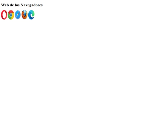 web navegadores screenshot