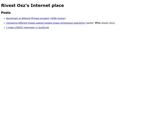 index screenshot