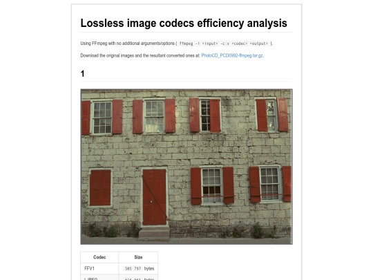 lossless-image-codec-comparison screenshot