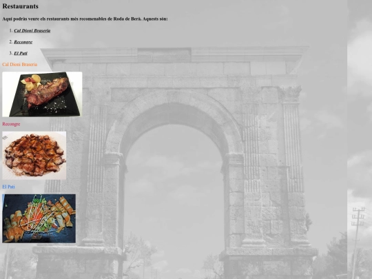 restaurants screenshot