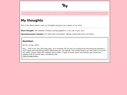 blog screenshot