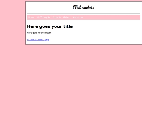 blogtemplate screenshot