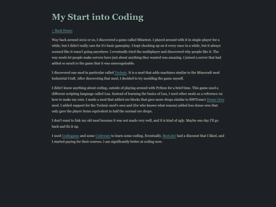blog/my_start_into_coding screenshot