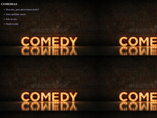 Práct11/comedias screenshot