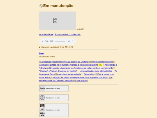 testes screenshot
