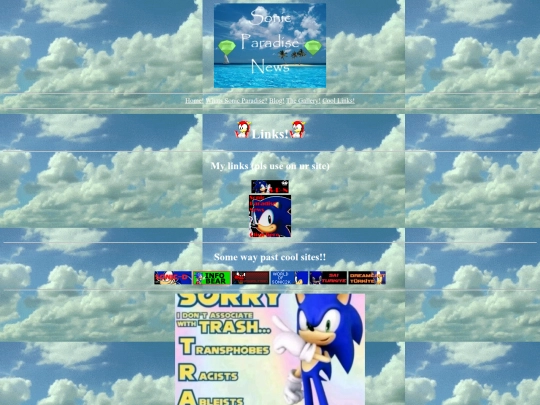 links screenshot
